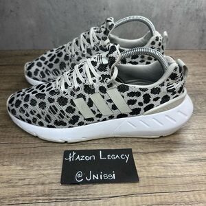 Adidas~Women's~Swift Run Cheetah Print Running Shoes~ Size 8.5
